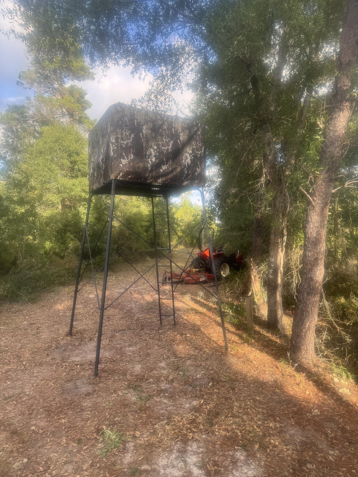 12' 2-Man Quad Pod; Tower Platform Includes Ladder and Seats, for Hunting Deer Season customer photo 1