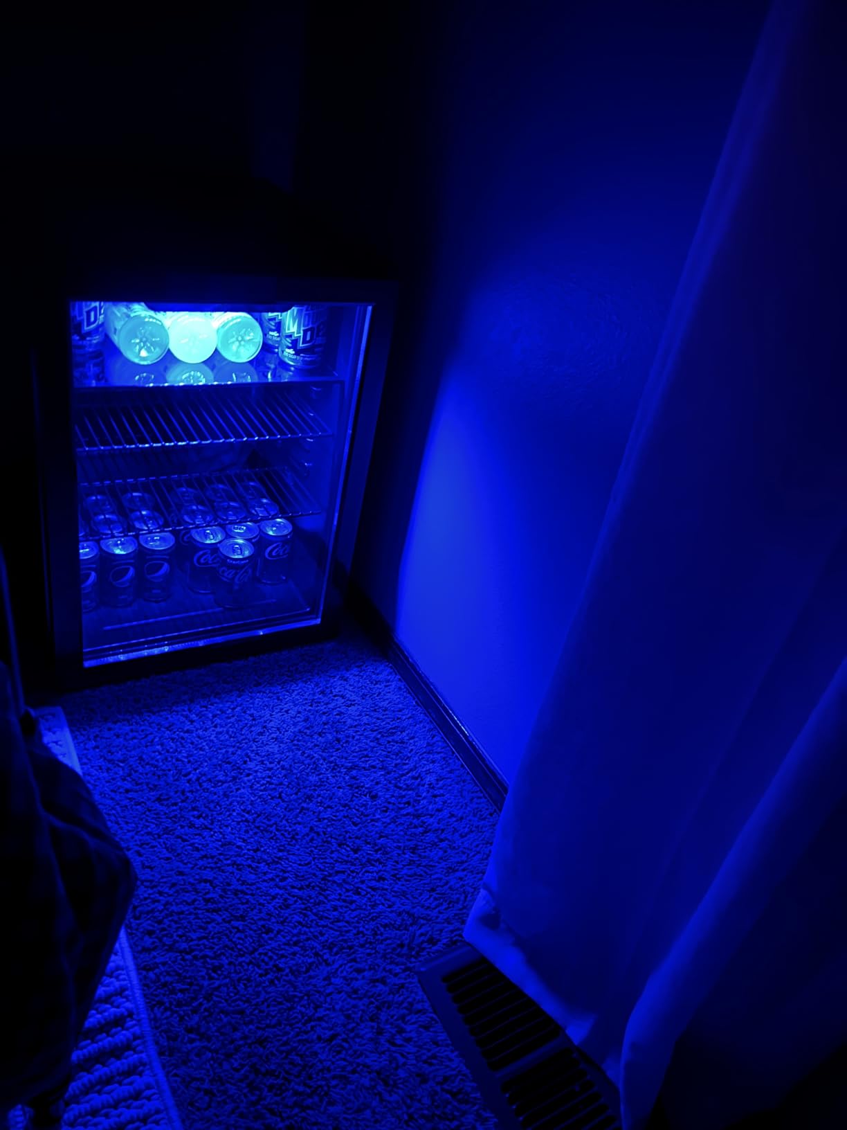 Electactic 50 Cans Beverage Refrigerator Cooler, 1.3 Cu.ft Mini Fridge Countertop Drink Cooler with Glass Door for Beer, Soda, Wine, Adjustable Digital Temperature Control for Home Dorm Bar, Black customer photo 1