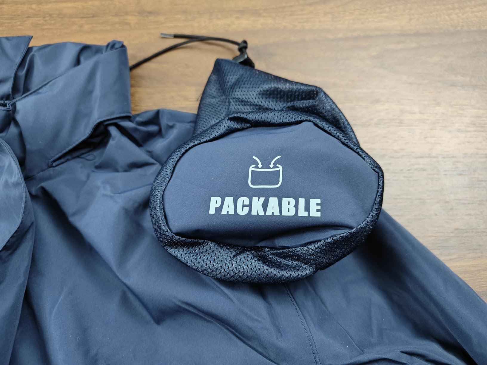 33,000ft Men's Waterproof Rain Jacket Packable Lightweight Hood Rain Shell customer photo 1