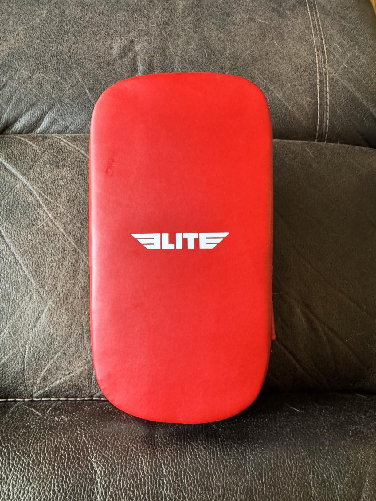 Elite Sports Pre-Curved Muay Thai Kickboxing Training Pad customer photo 2