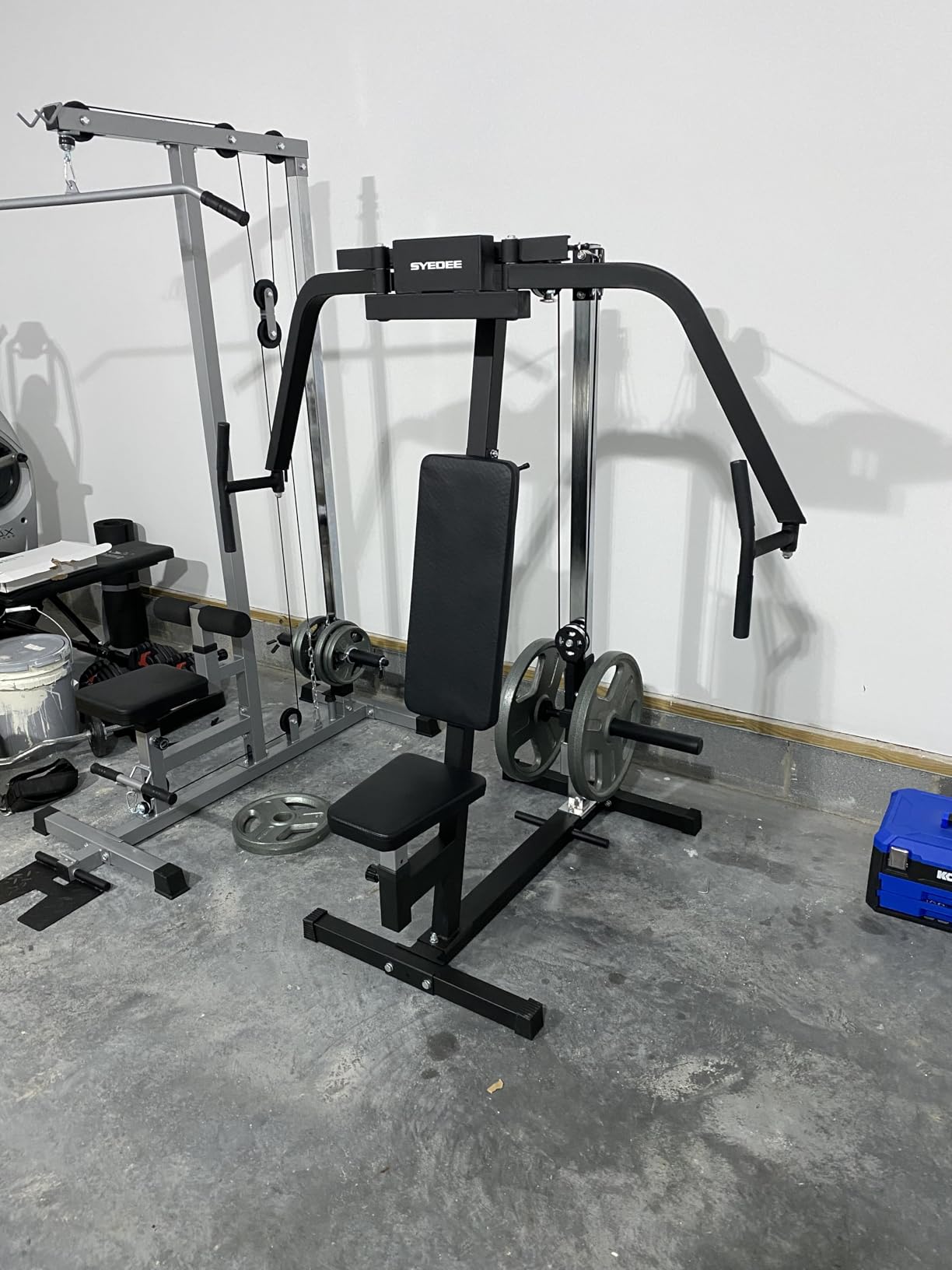 Mikolo Chest Fly Machine, PEC Fly and Reverse Delt Machine, 400 lbs Upper Body Specialty Machine for Pectoral and Rear Deltoid with Band Pegs, Chest, Back, and Shoulder Training for Home Gym customer photo 2