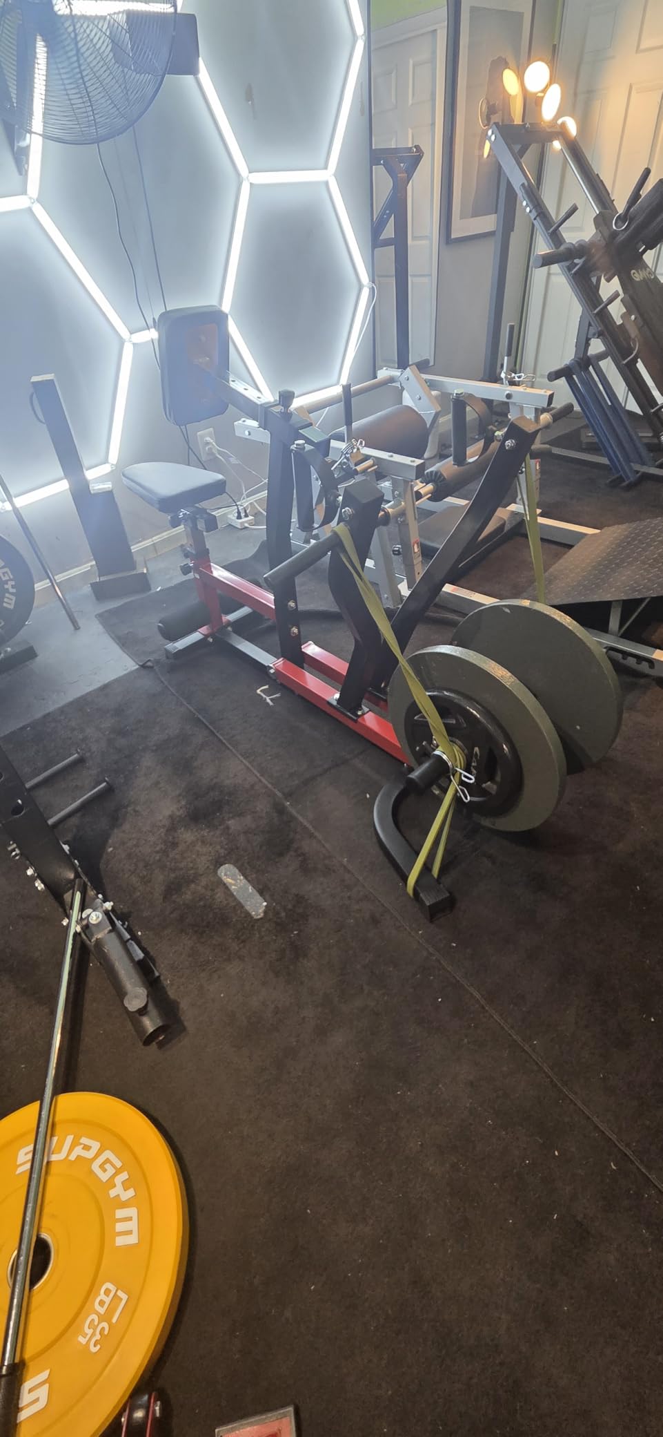 Mikolo Plate Loaded Seated Row Machine for Home Gym, 400LB Capacity, Independent Arms & Adjustable Seat for Full Back Workout customer photo 1