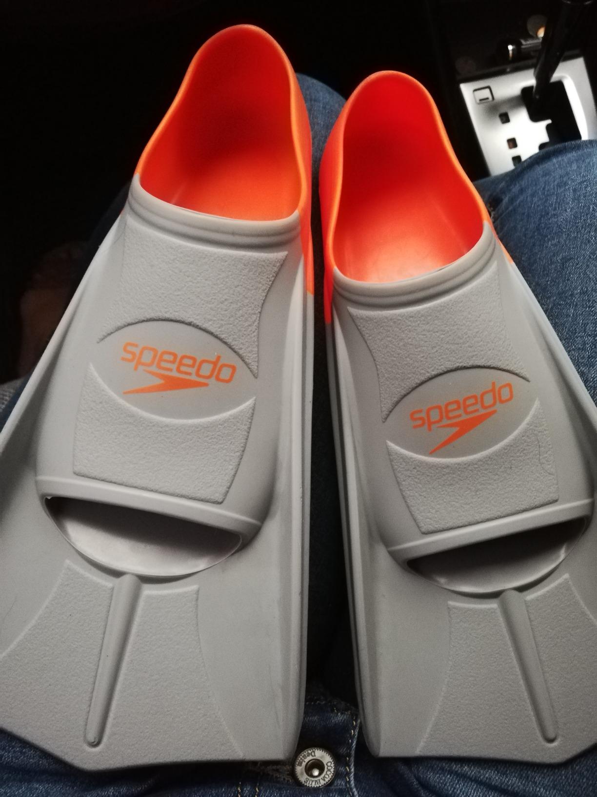 Speedo Unisex-Adult Swim Training Fins Rubber Short Blade customer photo 1