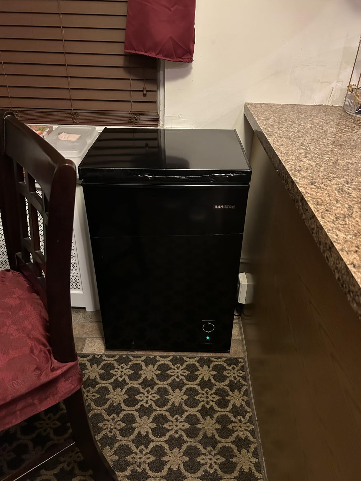 BANGSON 7.1 Cu.Ft Chest Freezer for Apartment, White | Deep Freezer with Adjustable Thermostat, Top Open Door Freezer with Removable Basket, Low Noise for Kitchen, Office customer photo 1