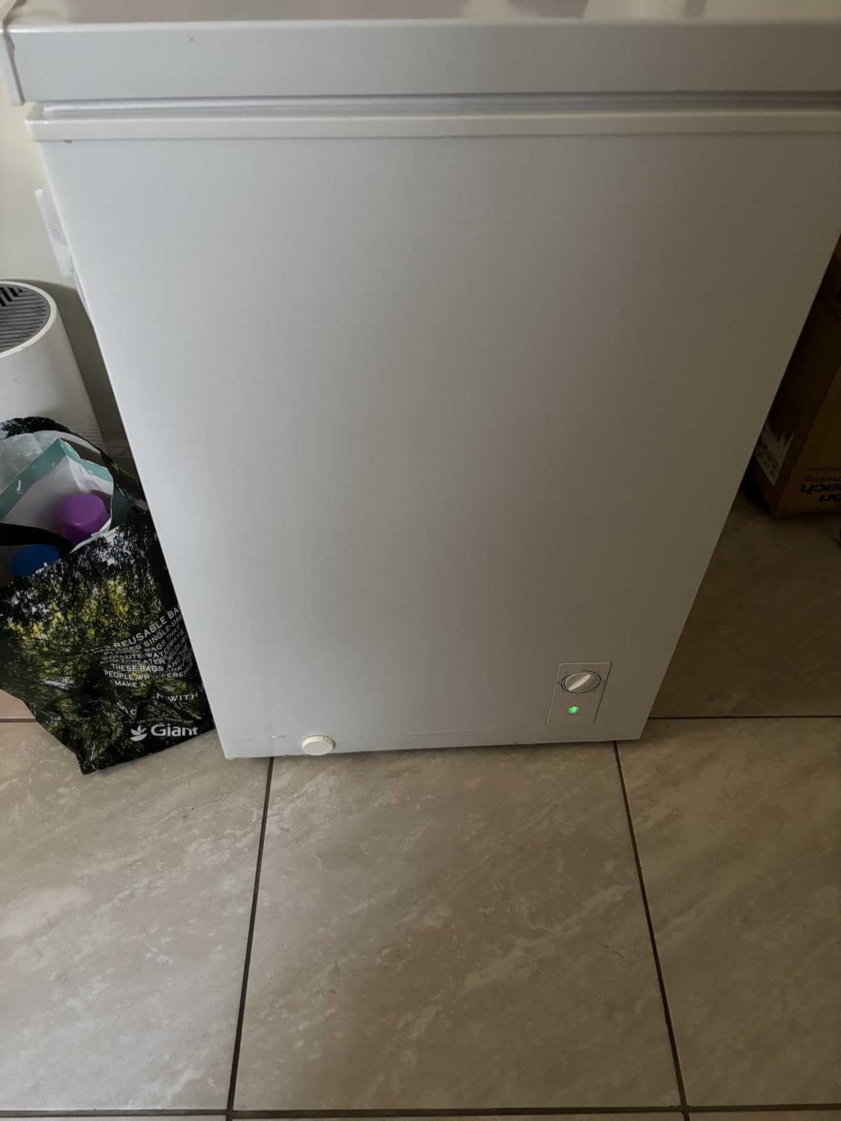 BANGSON 7.1 Cu.Ft Chest Freezer for Apartment, White | Deep Freezer with Adjustable Thermostat, Top Open Door Freezer with Removable Basket, Low Noise for Kitchen, Office customer photo 2