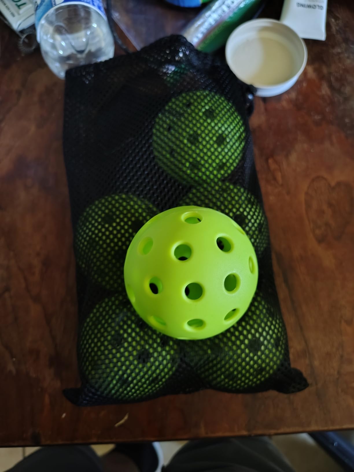 cyclotron 6-Pack Premium Pickleball Balls - USAP Approved, 40 Holes Outdoor/Indoor Pickle Balls with Bag, Perfectly Balanced, High Bounce True Flight, Pickle Ball for Tournament Play customer photo 1