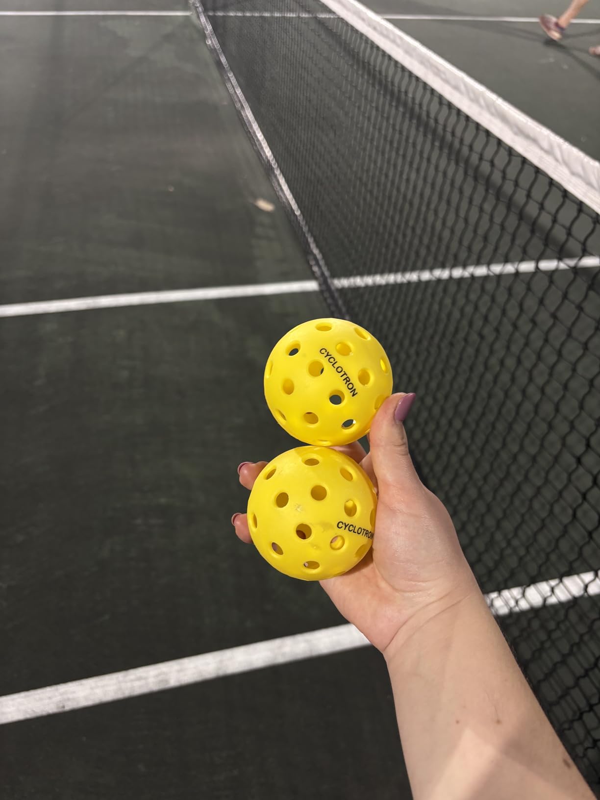 cyclotron 6-Pack Premium Pickleball Balls - USAP Approved, 40 Holes Outdoor/Indoor Pickle Balls with Bag, Perfectly Balanced, High Bounce True Flight, Pickle Ball for Tournament Play customer photo 2