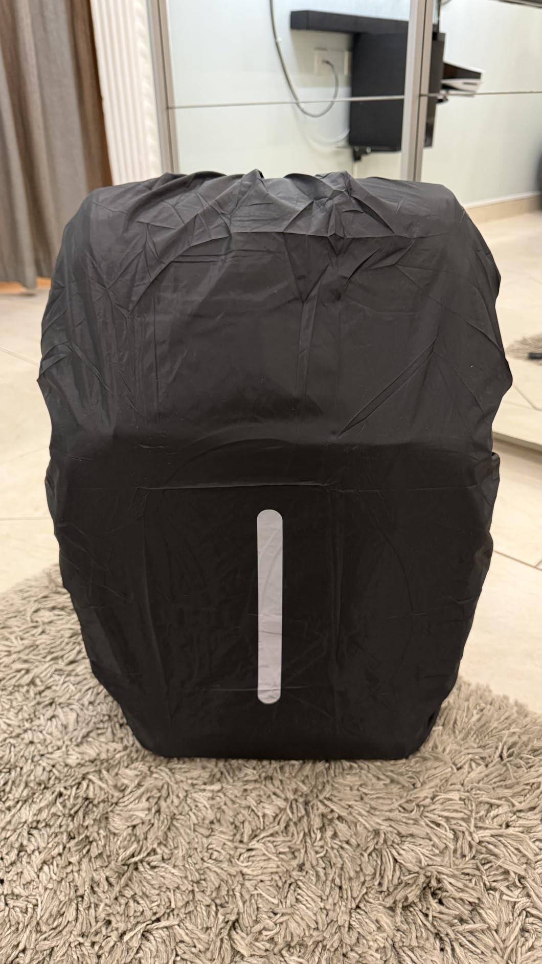 LAMA Waterproof Rain Cover for Backpack, Reflective Rucksack Rain Cover, Anti-Dust/Anti-Theft, M Size (30L-40L) customer photo 2