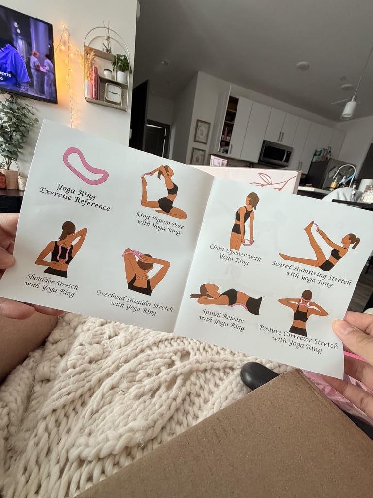 Pilates Kit for Women 13PCS, Pilates Ring Ball Resistance Bands Workout Set | Pilates equipment set for women and beginners, at home pilates kit for mat workouts, toning, stretching and strength training customer photo 1