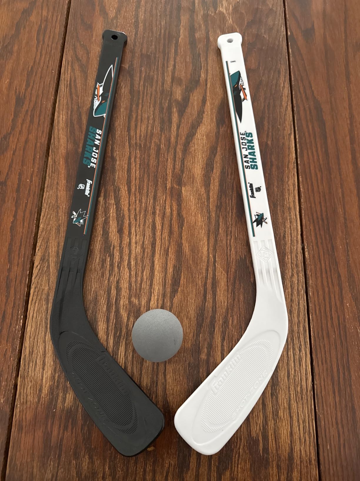 Franklin Sports NHL Mini Hockey Stick Set - NHL Team Knee Hockey Stick and Ball Set - Two Player Stick Set - Great Toy for Kids customer photo 1