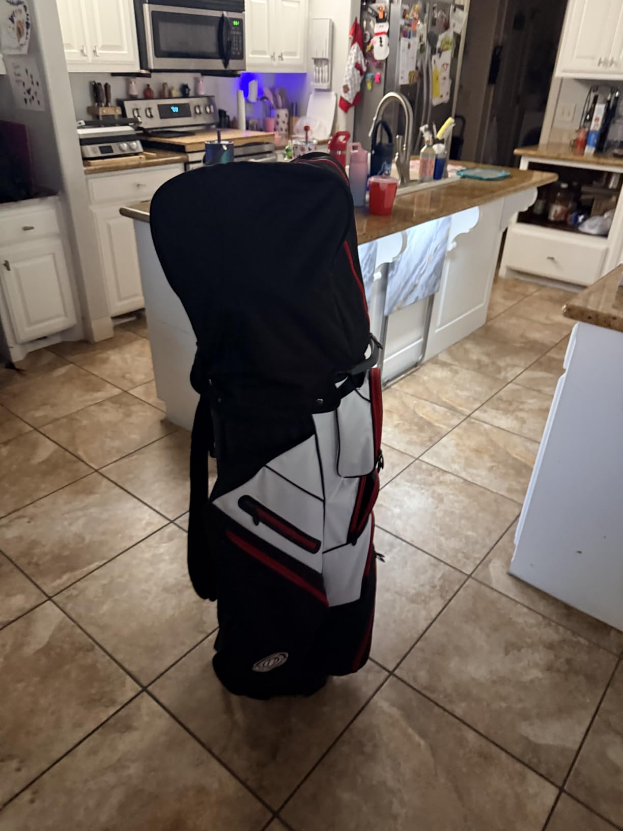 Shopsource Golf Cart Bag, 14 Way Molded Lock Top Club Bag with Full-Length Dividers, Upgrade 900D Oxford Silence Cart Bags for Men with Handles Ergonomic Strap, Stable Base customer photo 1
