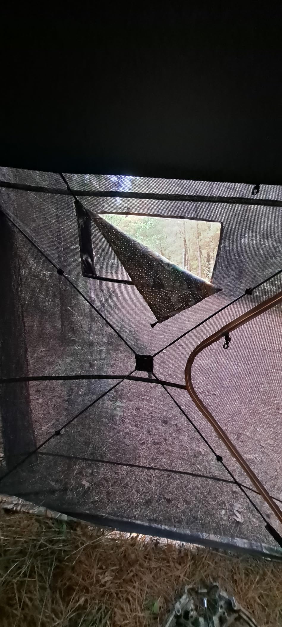 360 Degree See Through Pop Up Hunting Blind, 1-2 and 3-4 Person | Ground Blind for Deer and Turkey, with Single/Double Doors, Mud Flap and Portable Carry Bag customer photo 2