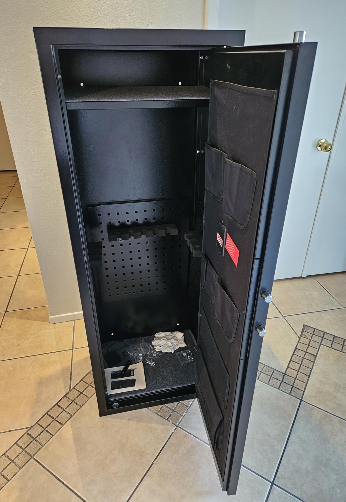 INTERGREAT 12-15 Gun Safe, Large Gun Safe for Rifles and Pistols, Quick Access Rifle Safe with 3 Removable Gun Racks and 4 Pistol Pockets, Digital Gun Cabinet with Dual Alarm and Sleep Mode customer photo 2