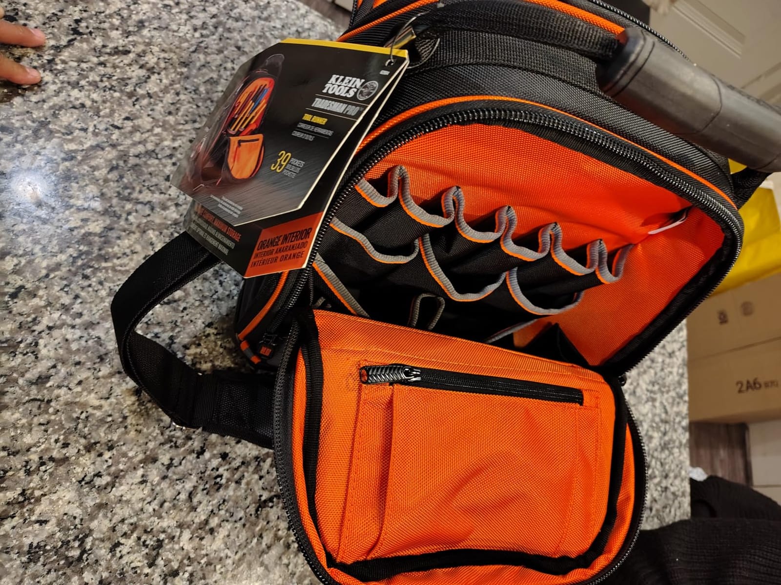 Klein Tools 62482 Tool Backpack, Tool-Station Pro Heavy-Duty Organizer with 27 Pockets, Large Interior, Molded Bottom, Electrician Tool Bag customer photo 2