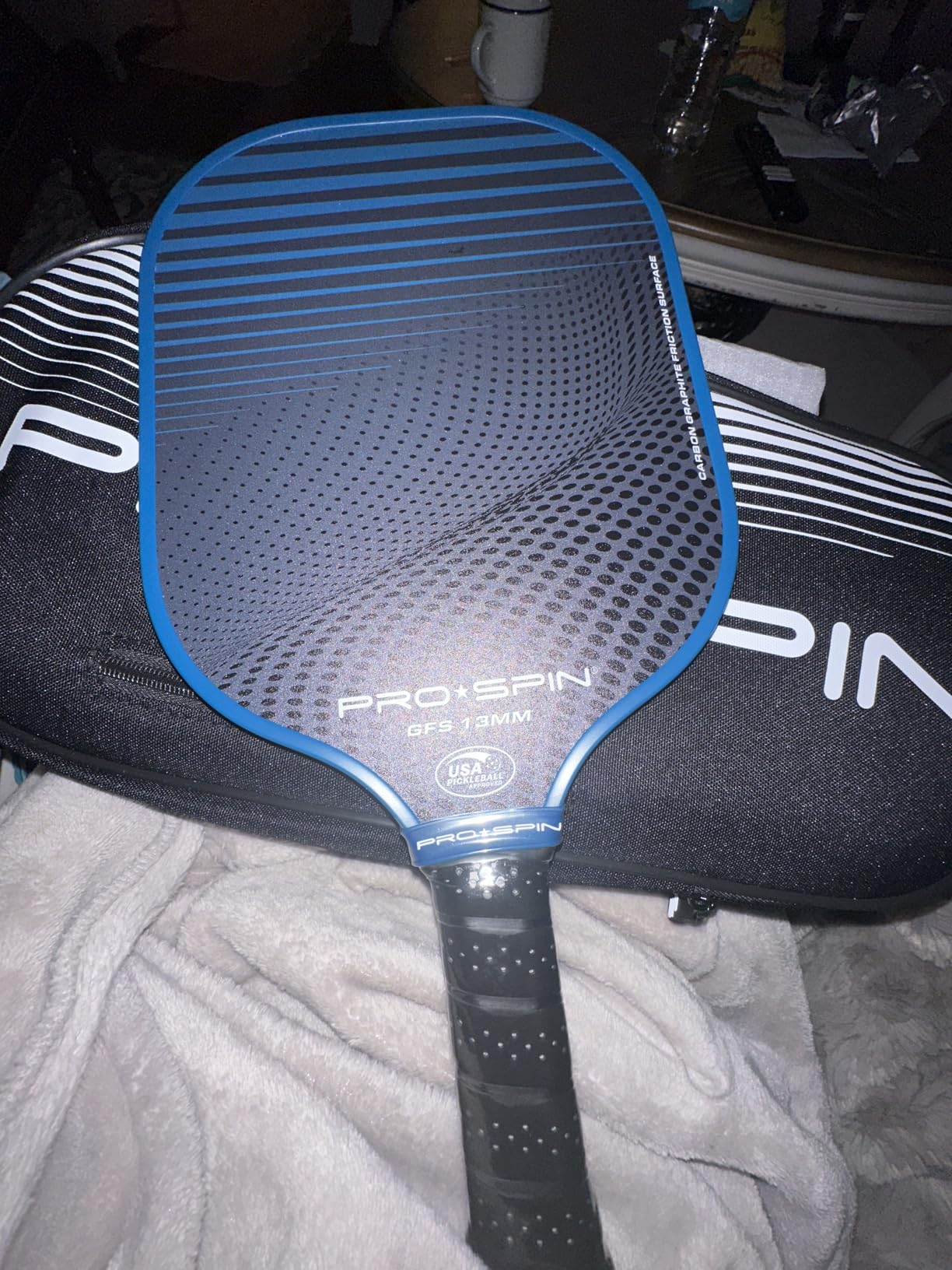 PRO-SPIN Carbon Fiber Pickleball Paddles Set of 2 | Lightweight Pickleball Set with Indoor/Outdoor Balls and Bag - Durable Pickle Ball Paddle Gift for Men, Women & Families customer photo 2