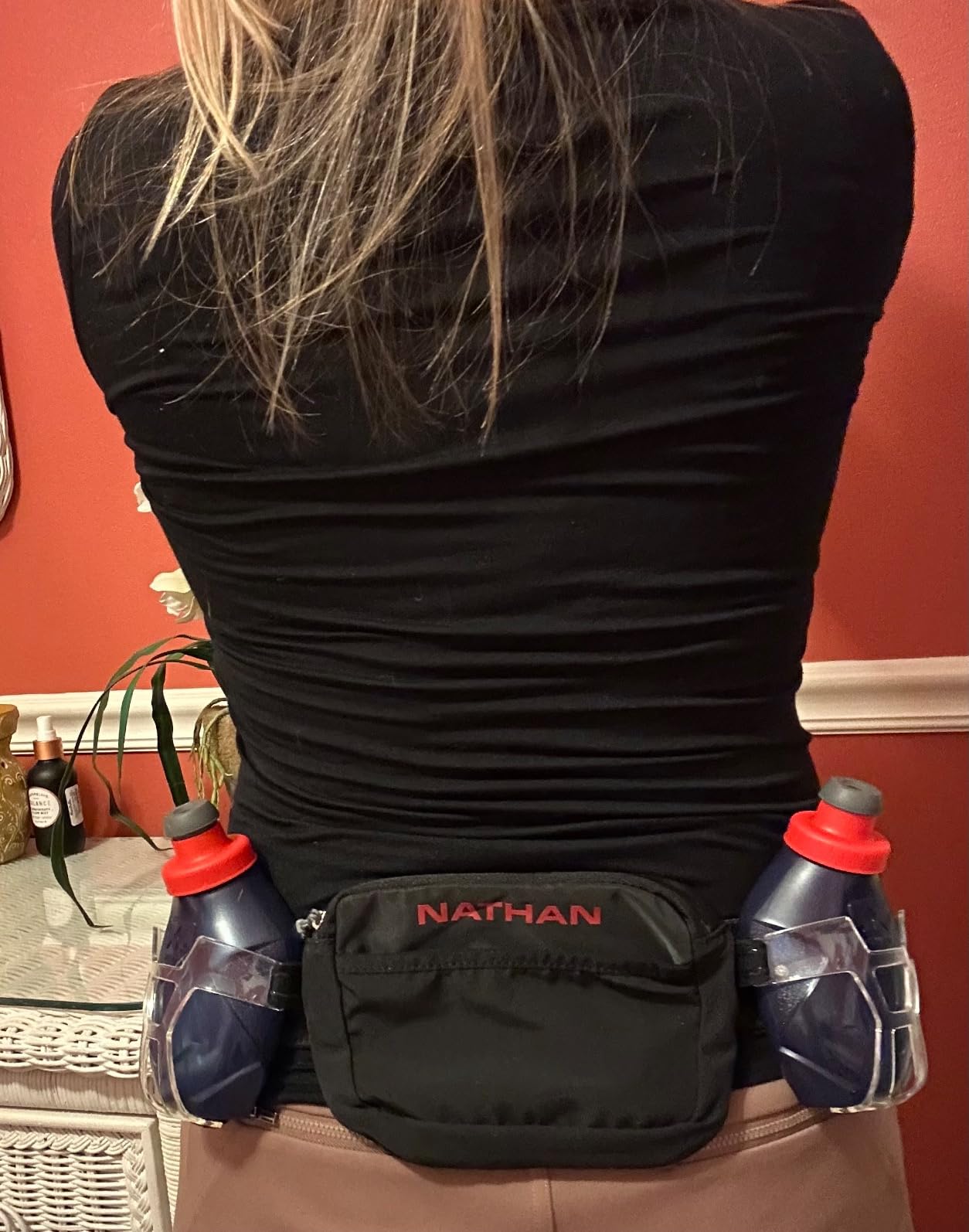 Nathan Running Belt Hydration with Flasks, Storage Pockets, Trail Mix Plus, Running Water Bottle Belt, Insulated, Walking, Hiking customer photo 1