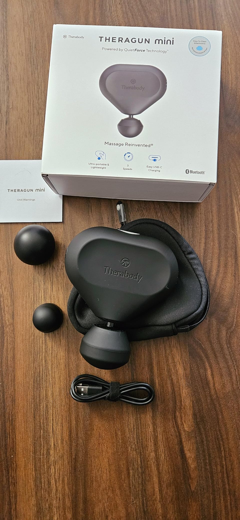 Theragun Therabody Mini 3rd Gen Massage Gun | Ultra-Portable Percussion Massager for Recovery Anywhere | Bluetooth, 3-Speed, 1-Button Control customer photo 2