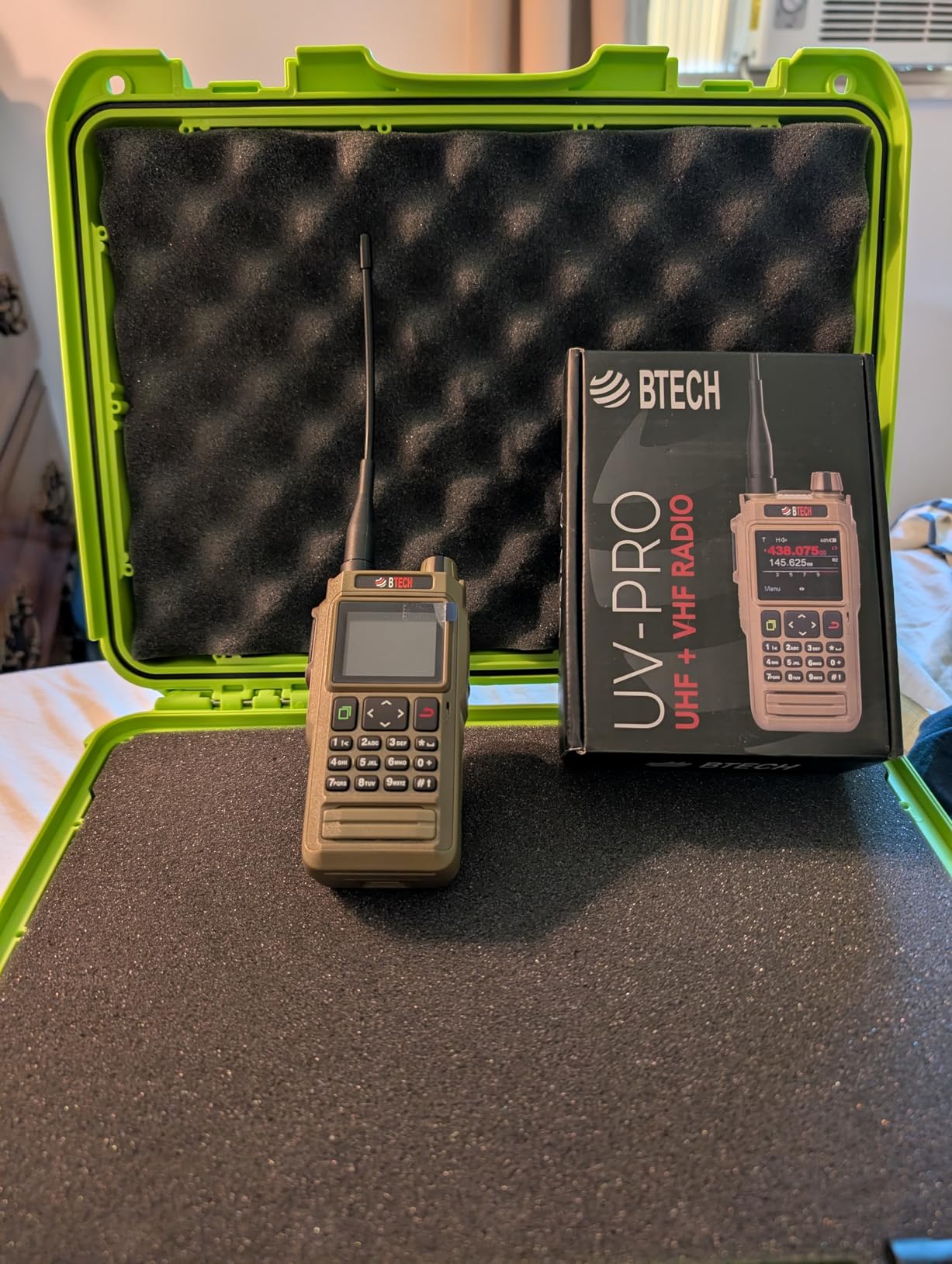 BTECH UV-PRO (TAN) IP67 Dual Band VHF/UHF Two-Way Radio - APRS, Bluetooth, GPS, Text Messaging, Aviation Band Scanner, NOAA Weather Alerts, USB-C Rechargeable Battery customer photo 2