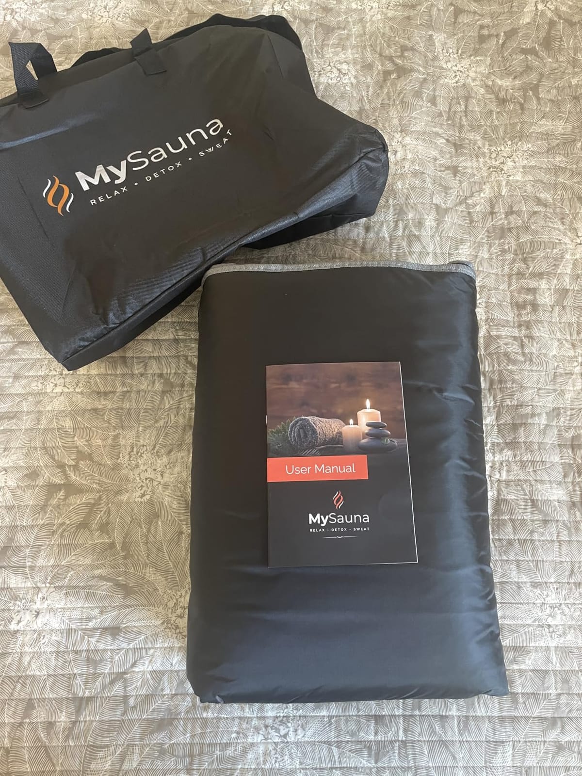 MySauna XL Infrared Sauna Blanket | Fits Him & Her | Fast Sweat, Sauna Bag Reaches 176°F | At-Home Sauna Blanket for Detox & Relaxation | Size 6.2 x 3 ft | Includes Carry Bag & Upgraded Control Panel customer photo 2