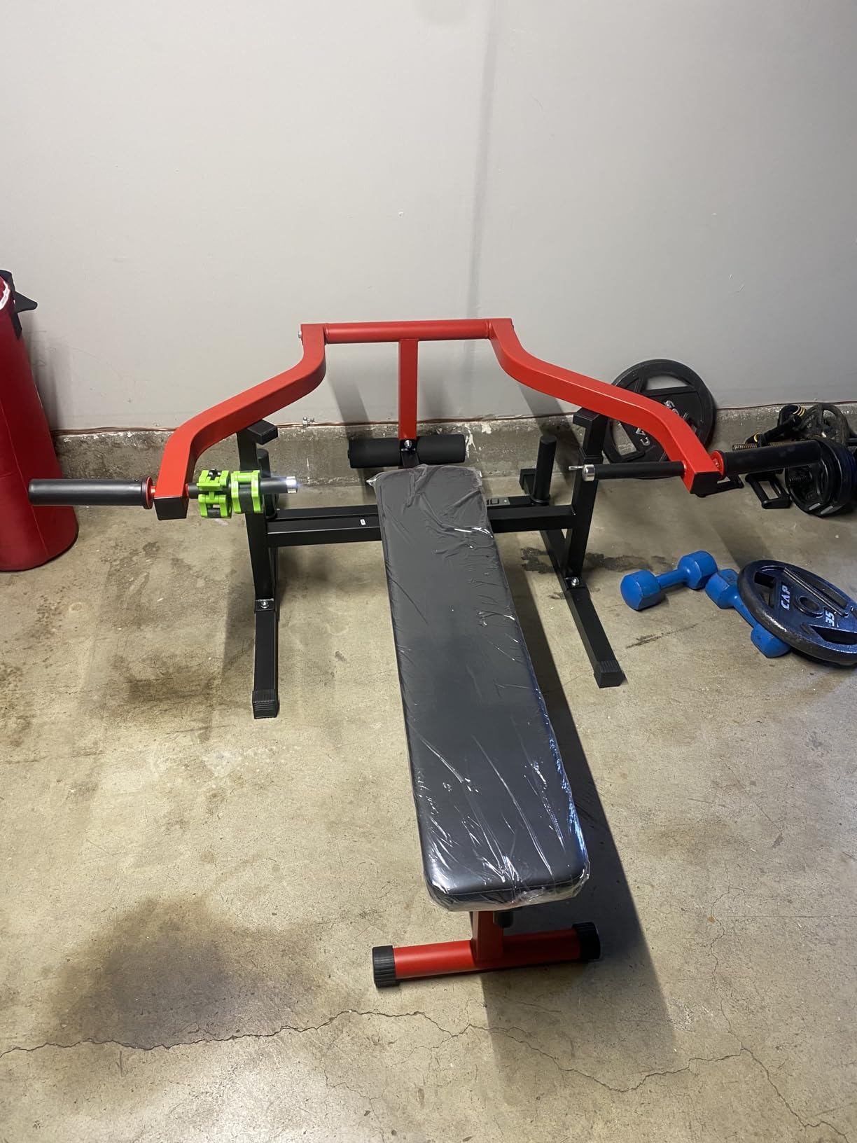 GOIMU Z1-PRO Chest Press Machine, Weight Bench Press Machine with Independent Arms, Adjustable Flat Incline Bench Press for Chest, AB Workout Home Gym Equipment customer photo 1