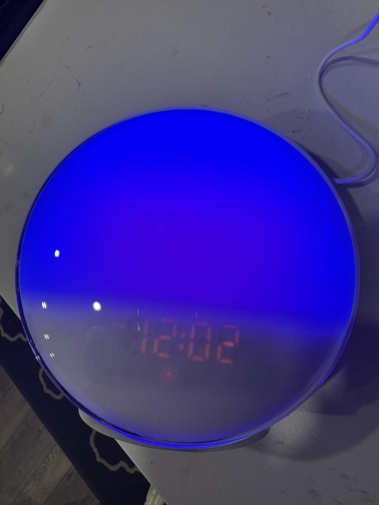 Sunrise Alarm Clock for Heavy Sleepers, Wake Up Light with Sunrise/Sunset Simulation, Dual Alarms & Natural Sounds, Snooze & Sleep Aid, FM Radio, 7 Colors Night Light for Bedroom, Ideal for Gift customer photo 1