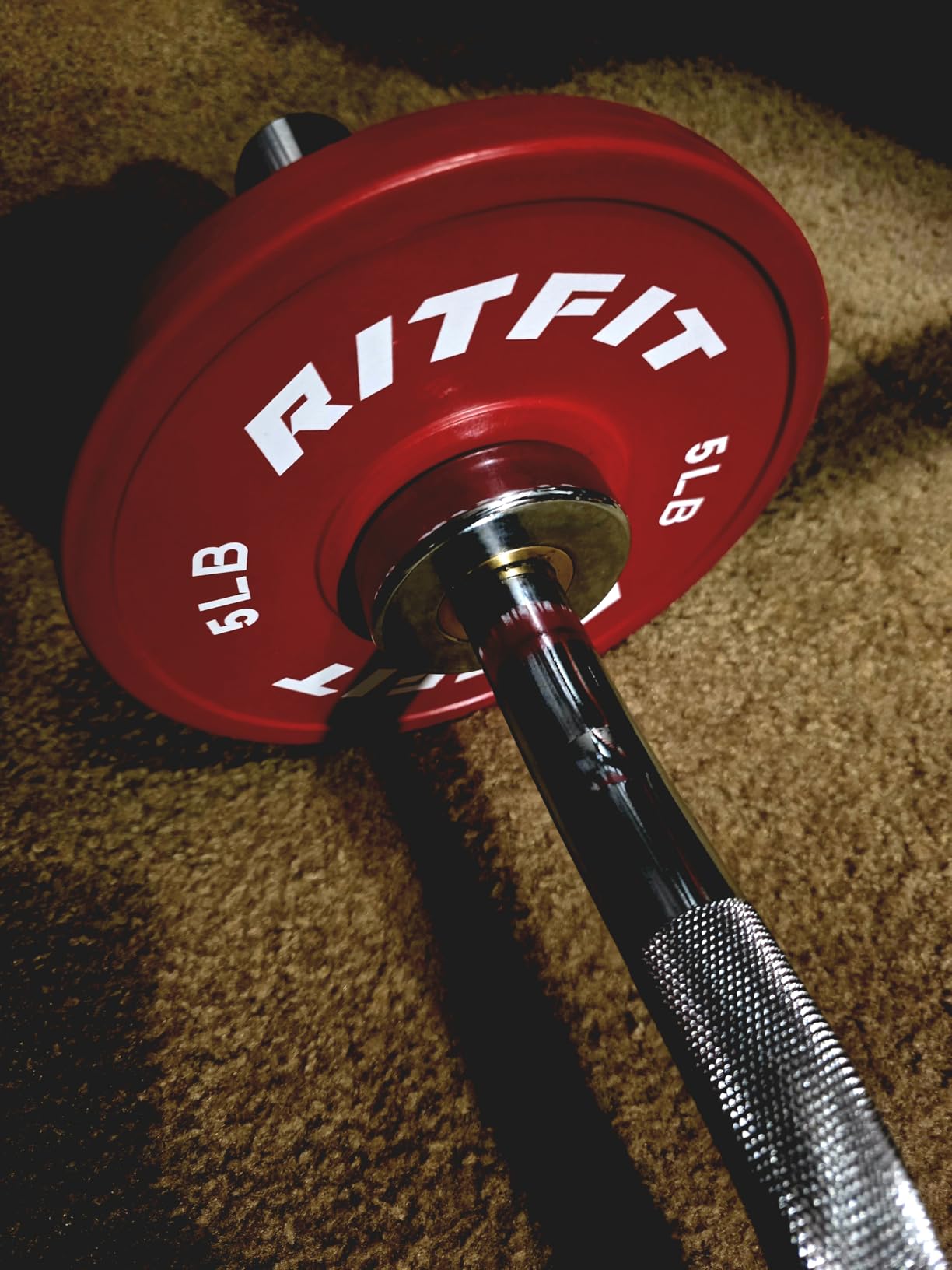 RitFit Fractional Weight Plates, Rubber Coated Color Coded for Home Gym | Rubber Coated with ±10g Accuracy, Color Coded for Quick ID, Progressive Overload for Olympic Barbell customer photo 1