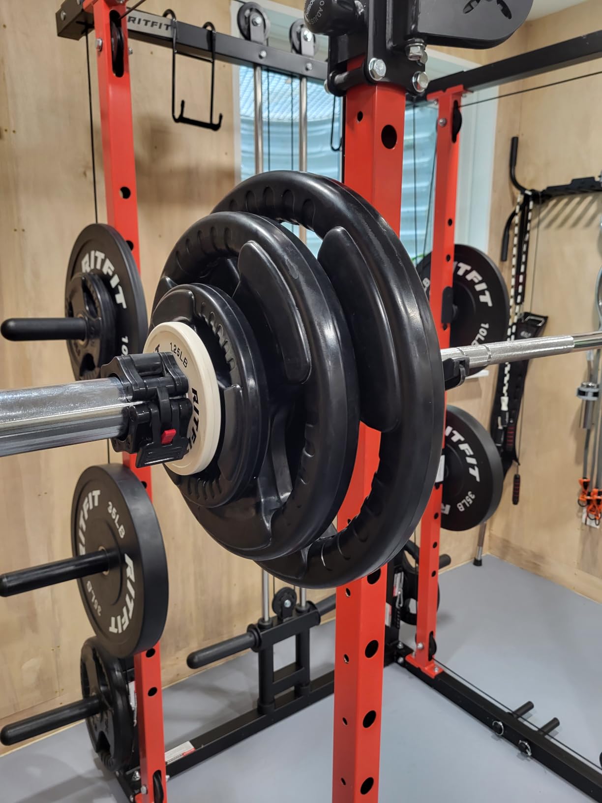 RitFit Fractional Weight Plates, Rubber Coated Color Coded for Home Gym | Rubber Coated with ±10g Accuracy, Color Coded for Quick ID, Progressive Overload for Olympic Barbell customer photo 2