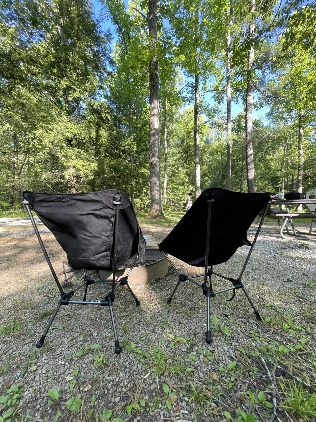MOON LENCE Portable Camping Chair Plus, Larger & Roomier, Compact and Lightweight, Folding Chair for Backpacking Hiking Beach, Ultralight Camp Chair 330Lbs Capacity customer photo 1