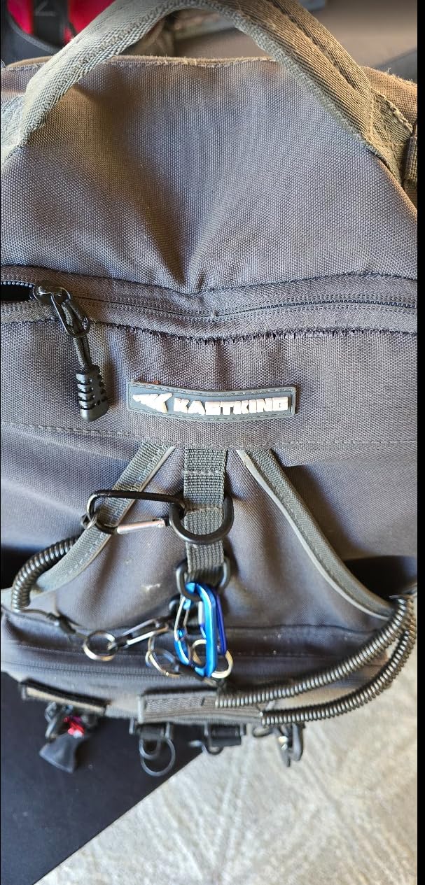 KastKing KastMate Fishing Backpack With 2 Rod Holders, Black Camo customer photo 2