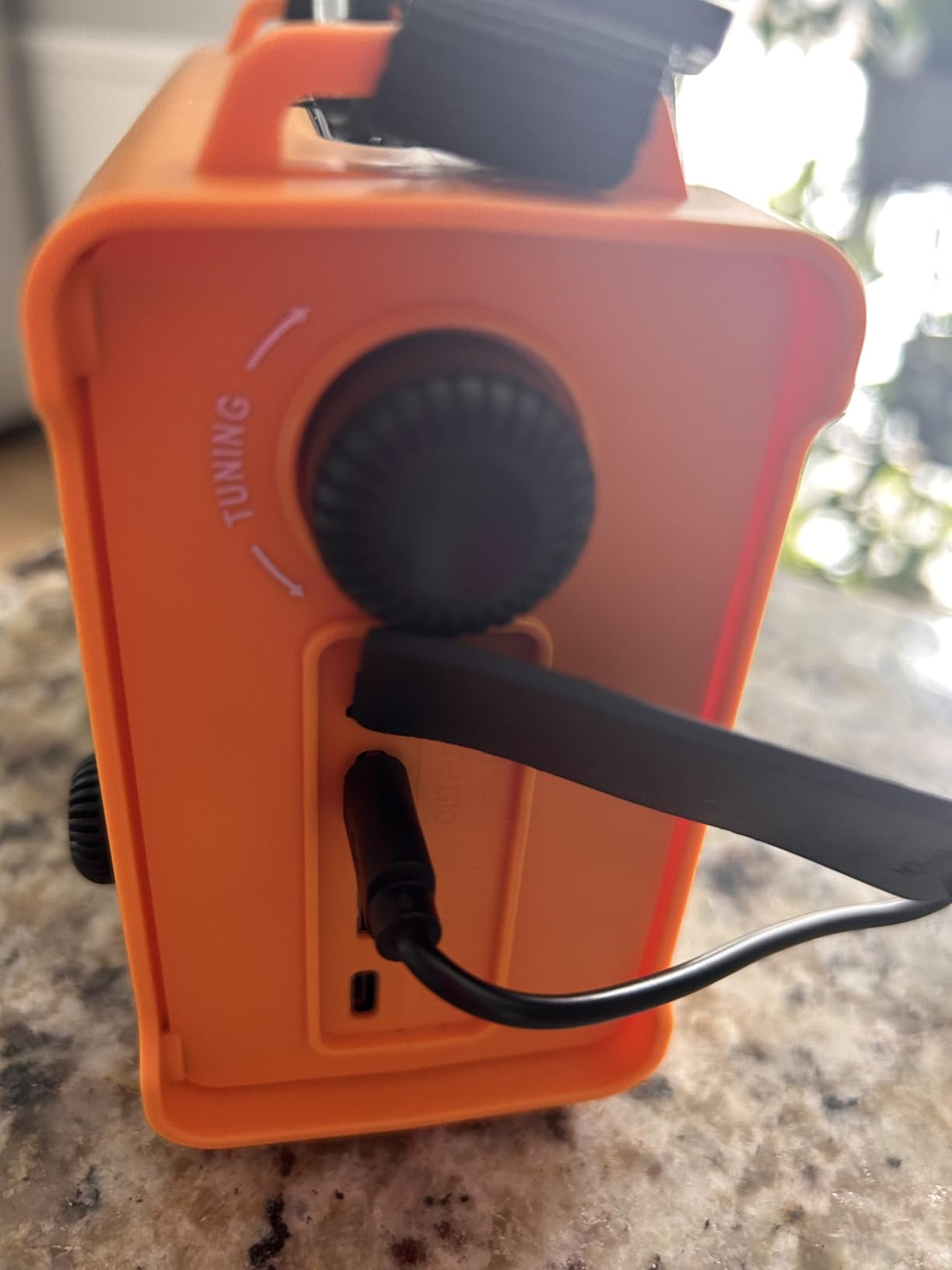 Solar Radio Emergency Hand Crank 12000mAh with Clear Signal | AM FM NOAA Weather Radio Battery Operated with 2-Mode LED Flashlight Cell Phone Charger Dual Outputs SOS customer photo 2