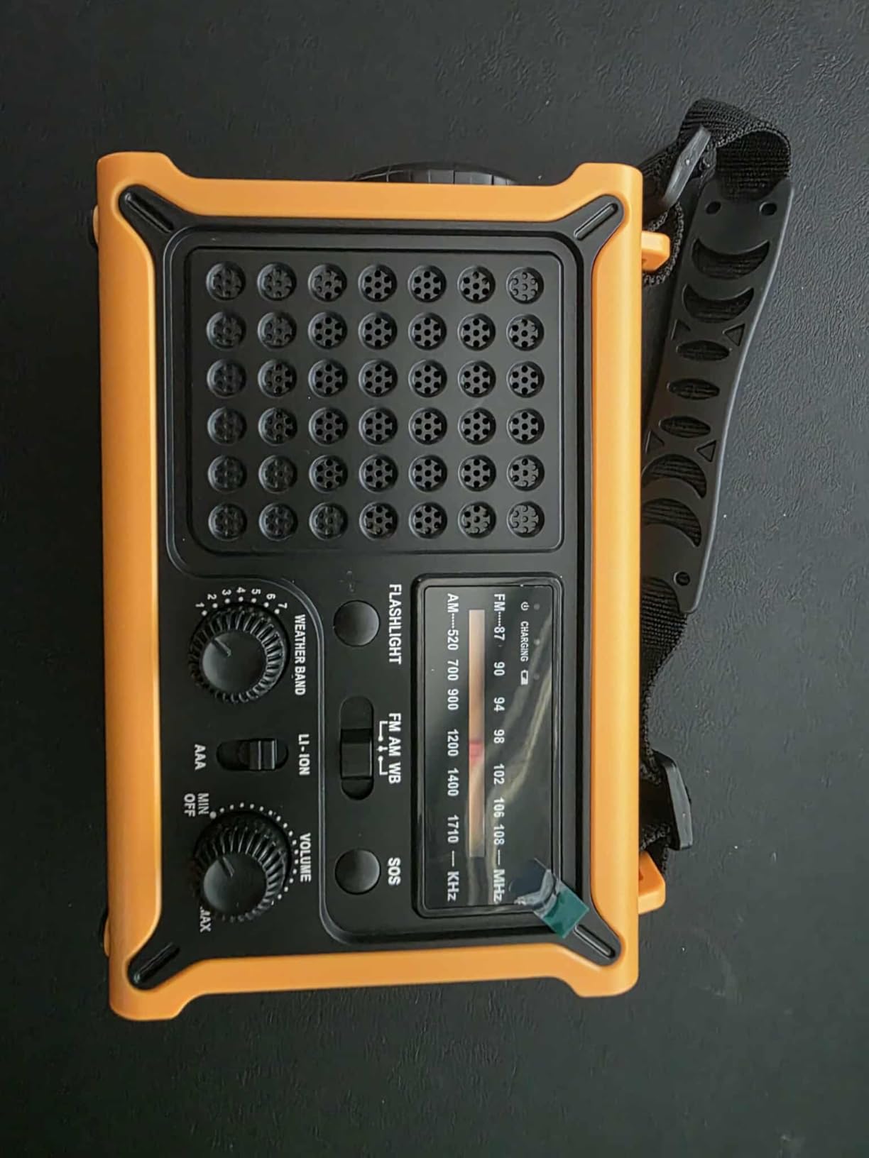 Emergency Radio with Hand Crank & Solar, NOAA Weather Alerts, 12000mAh | 8500mm² Solar Panel, AM/FM/WB, Clear Signal, 5W Flashlight & Reading Light, 120dB SOS, Phone Charging for Hurricanes & Outages customer photo 2