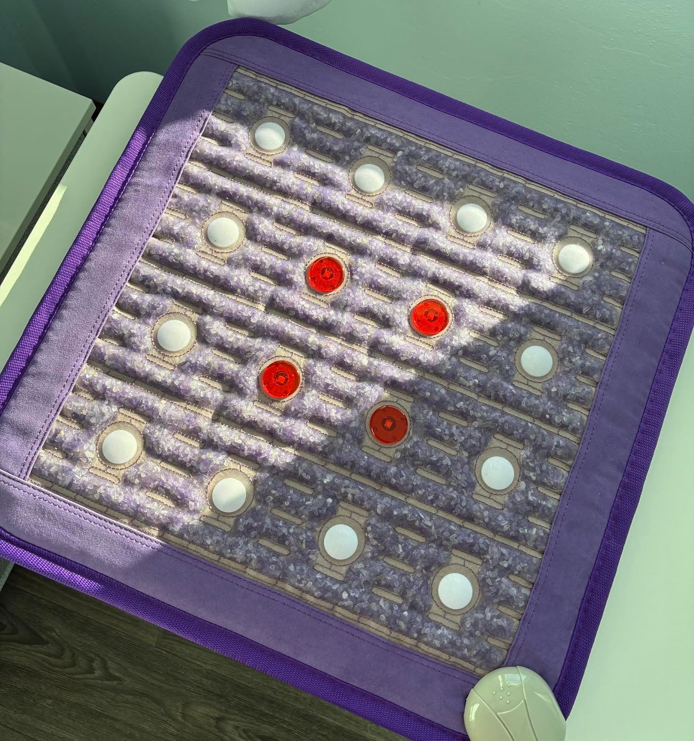 Biomat Infrared Mat | Crystal Mat for Therapy | Infrared Heating Mat | Red Light Therapy for Body | Hot Gemstone Therapy | Promotes for Muscle & Back Pain Relief | Sparkle Mat (Portable Size) customer photo 2