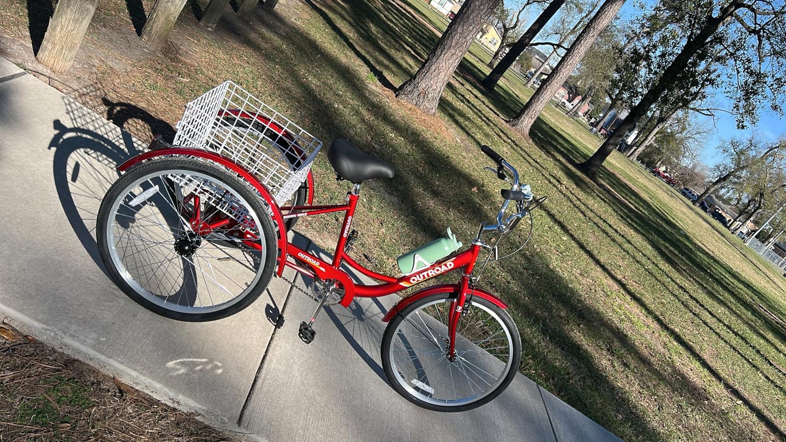 Max4out Adult Tricycle with Large Basket 24/26 Inch, Stable 3 Wheel Cruise Bicycle for Shopping, Beach and City Trike customer photo 1