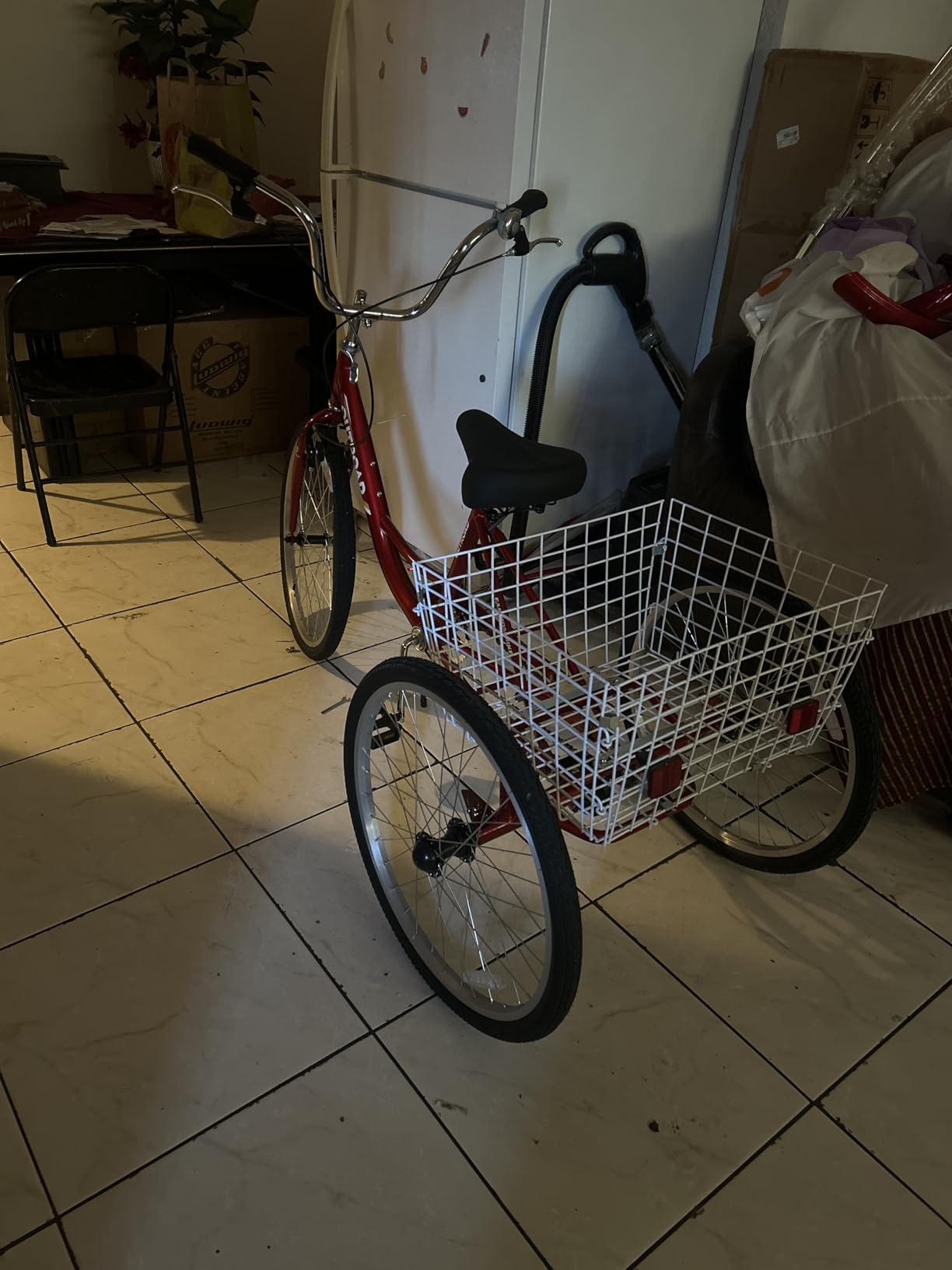 Max4out Adult Tricycle with Large Basket 24/26 Inch, Stable 3 Wheel Cruise Bicycle for Shopping, Beach and City Trike customer photo 2