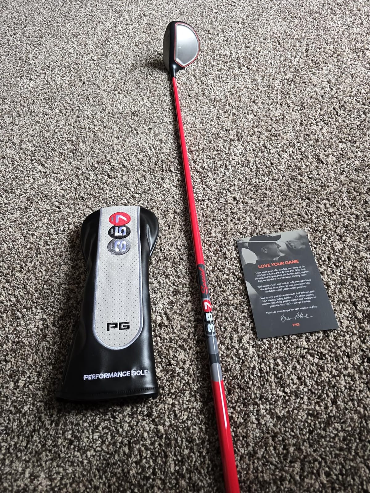 Performance Golf 357 Fairway Hybrid, 21 Degree Loft | Distance of A 3-Wood, Easy to Hit As A 7-Wood, Clean Contact from Any Lie customer photo 1