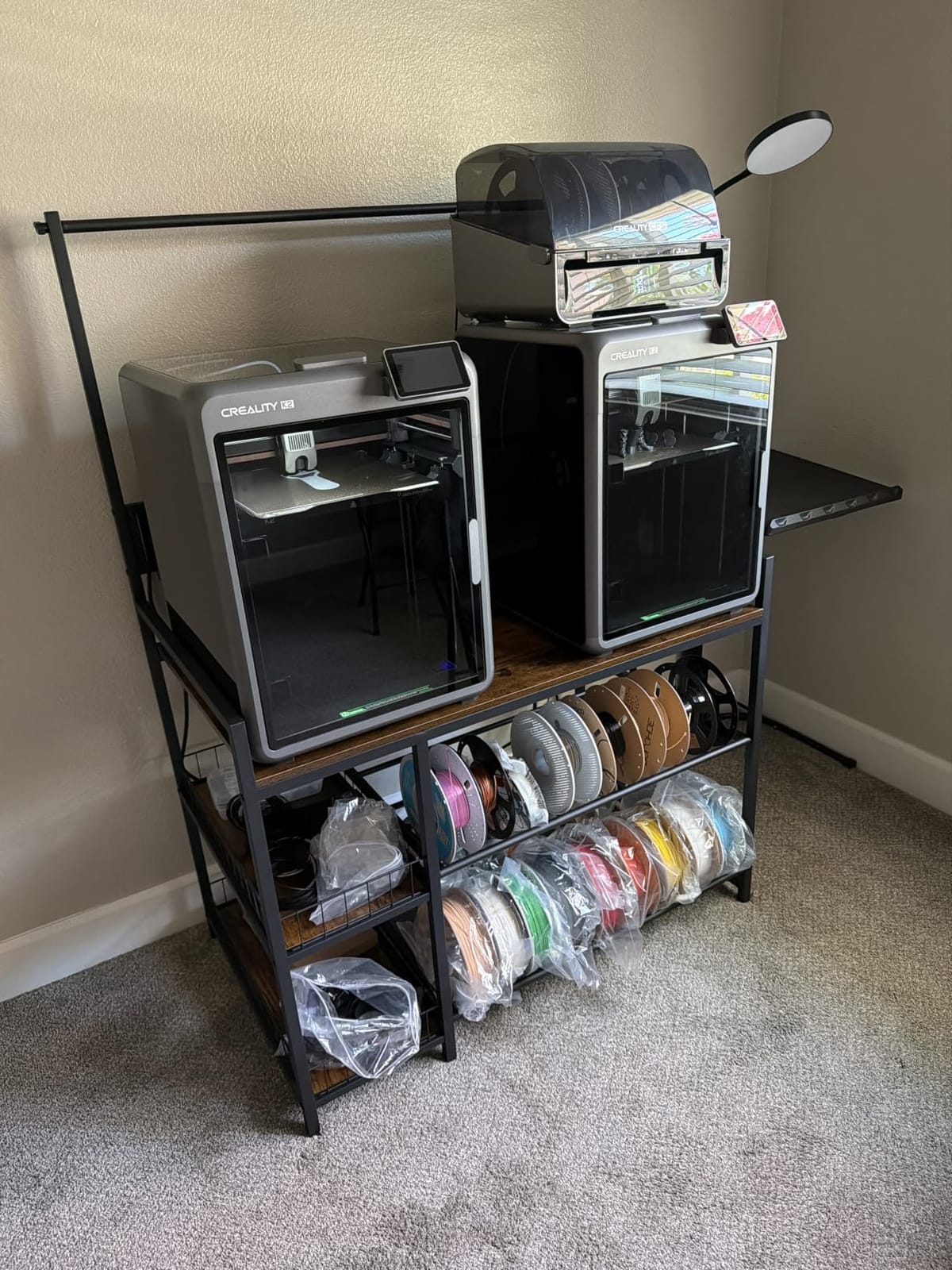 Creality K2 3D Printer, Multicolor Printing High-Speed 600mm/s | Auto Leveling, Smart AI Camera, Rock-Solid Frame, Direct Drive Extruder, Quiet Printing, Build Volume 260 * 260 * 260mm customer photo 2