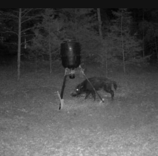 Moultrie Deer Feeder Connected - 250 Lb, Tripod Deer Feeder, Cellular | Manage your Feeder from Anywhere, cellular monitoring, feed level detector, 4G LTE auto-connect, nationwide coverage customer photo 1