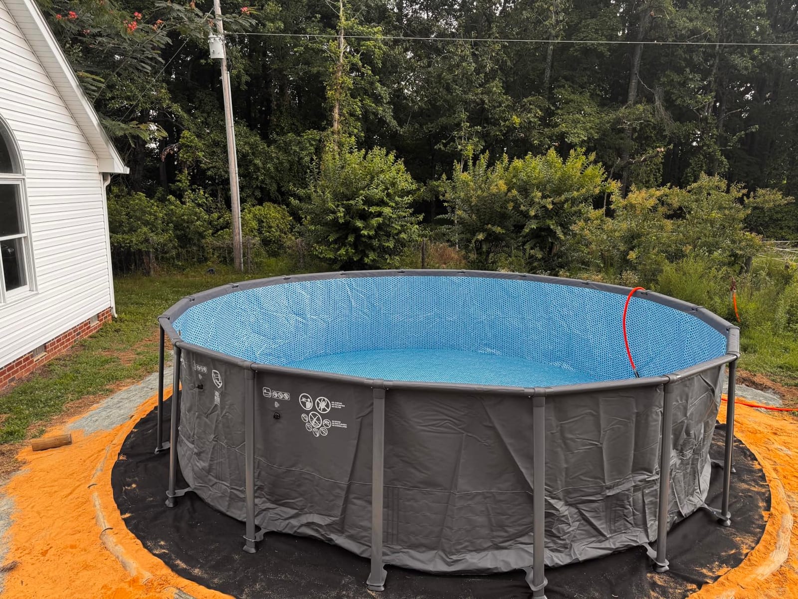 INTEX Ultra XTR 18ft x 52in Round Above Ground Swimming Pool Set w/Pump | 26329EP - 2100 GPH Sand Filter Pump, Ladder, Pool Cover & Ground Cloth Included - Strong Galvanized Steel Frame customer photo 1