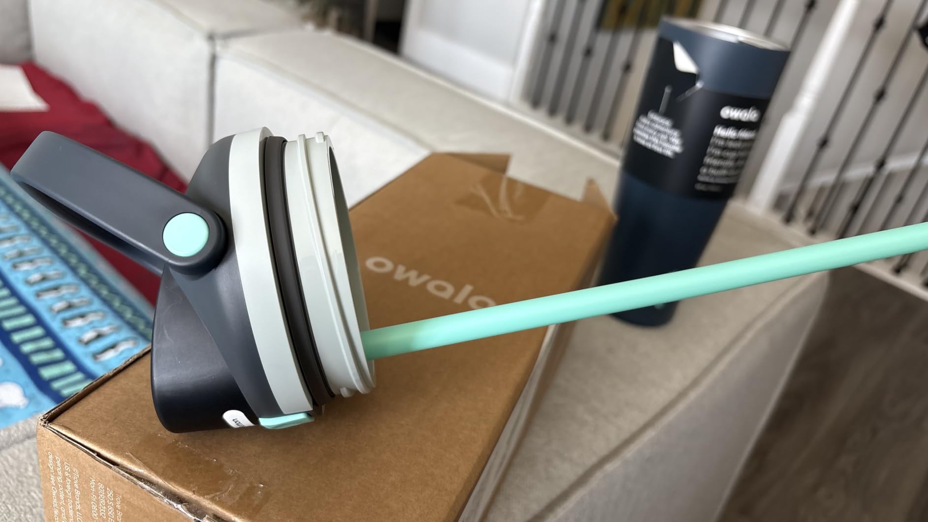 Owala FreeSip Sway Stainless Steel Water Bottle 30 oz Beach House customer photo 1