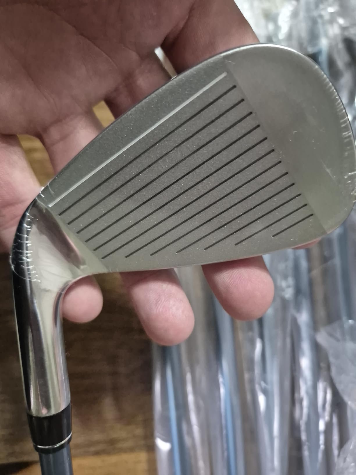 PGM 7 Piece Men's Golf Iron Set for Right Handed with Forgiving Design | Cavity Back Wide Sole Golf Club Iron with Precision Balanced Shaft and Easy Control Grip Includes 5 to 9 PW SW customer photo 2