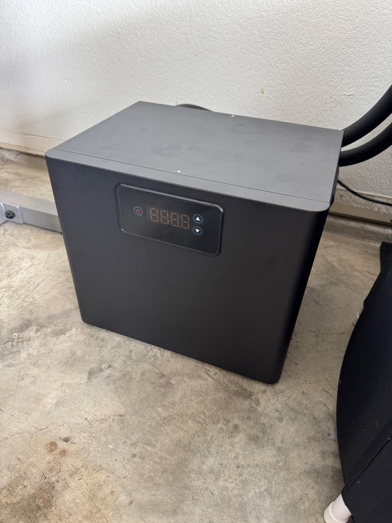Cold Plunge Chiller, 1/3HP Ice Bath Water Chiller for Ice Bath Tubs | Built-in Pump & Filter, Cools to 42°F, Compatible with Any Tubs, Insulated Hoses, for Home Outdoor Cold Therapy Recovery 110V customer photo 2
