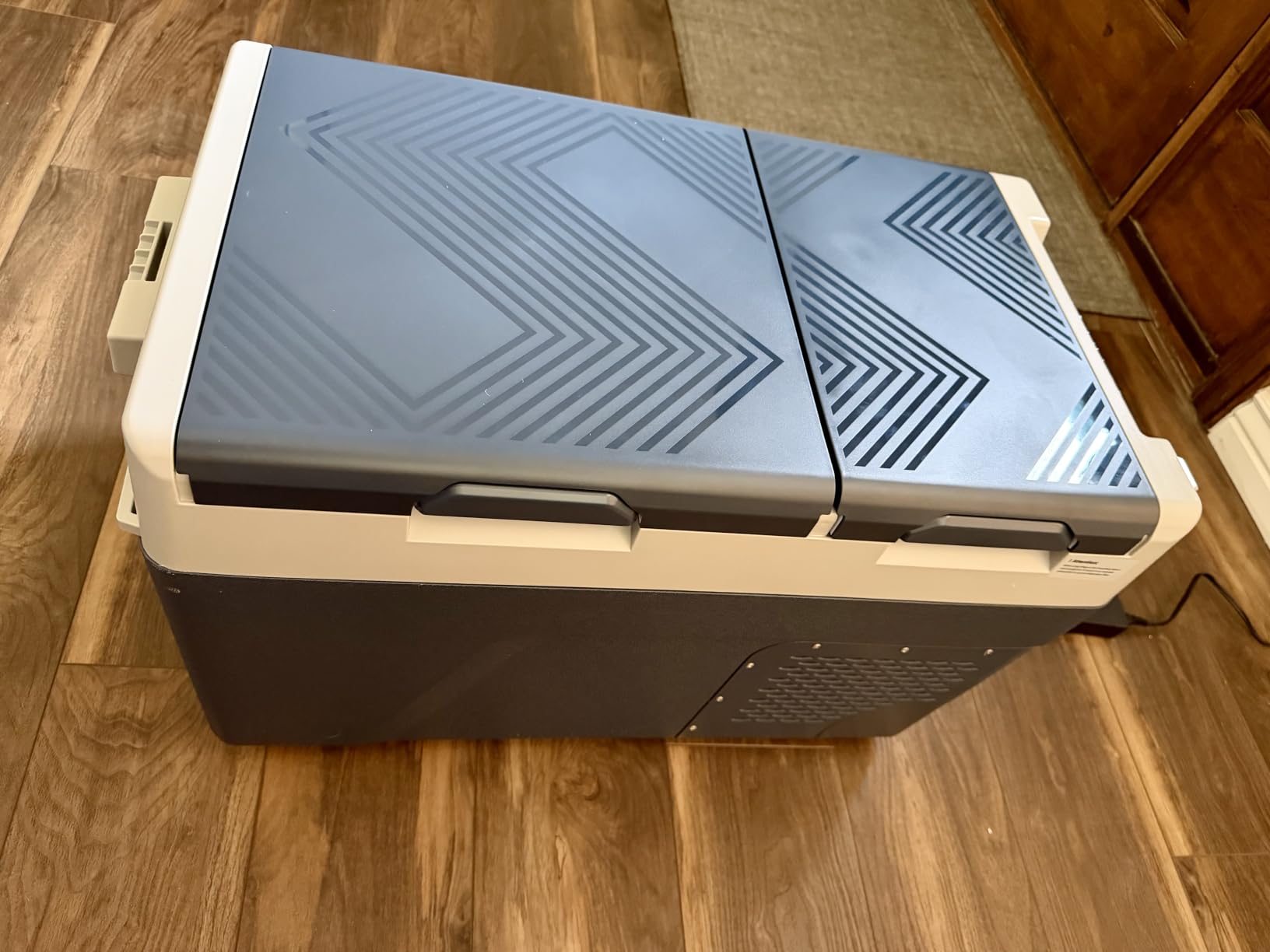 Feelfunn 12 Volt Refrigerator Car Fridge 61QT Dual Zone Electric Cooler | -4℉~68℉ Car Refrigerator 12V Cooler , 15-Min Fast Cooling, 12/24V DC 100-240V AC Portable Freezer for Travel Camping RV Home customer photo 2