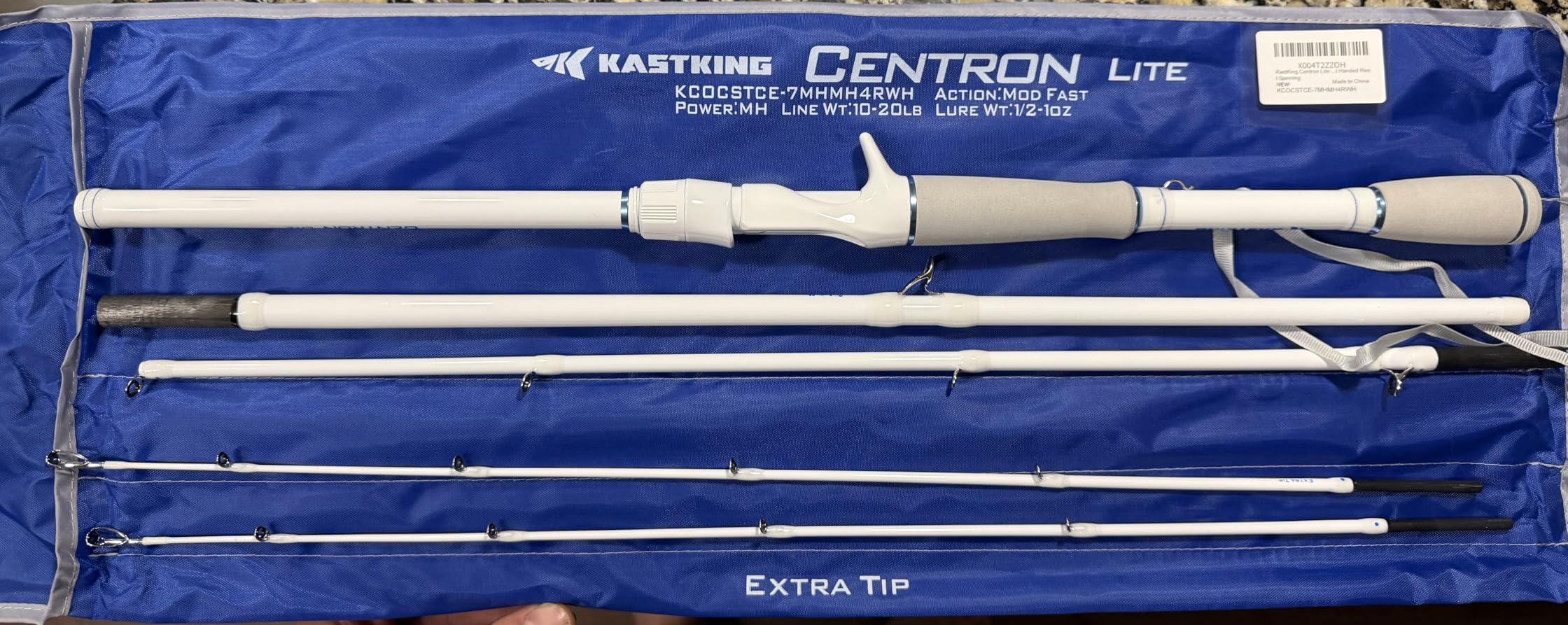KastKing Centron Lite Travel Fishing Rod and Reel Combo, Packable Twin-Tip | Baitcaster & Spinning Combo, Multi-Piece Portable Design+ Extra Tip, Lightweight IM6 Graphite, Ideal for Bass & Trout Fishing customer photo 1