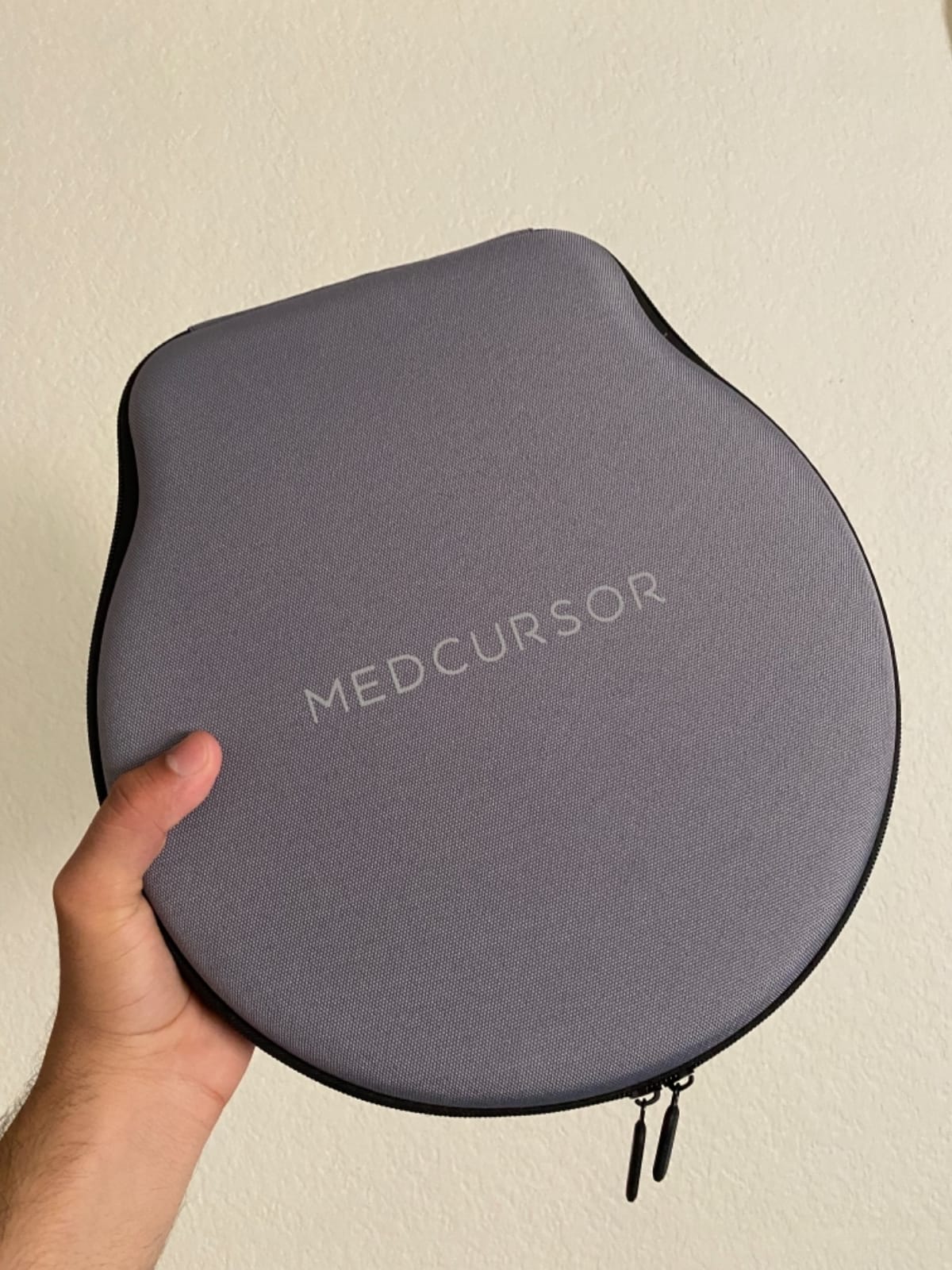 Medcursor Massage Gun - High Intensity Brushless Motor, Handheld Percussion Deep Tissue Massager with 6 Massage Heads for Sore Muscle and Stiffness, Gifts for Father/Dad (Black) customer photo 2