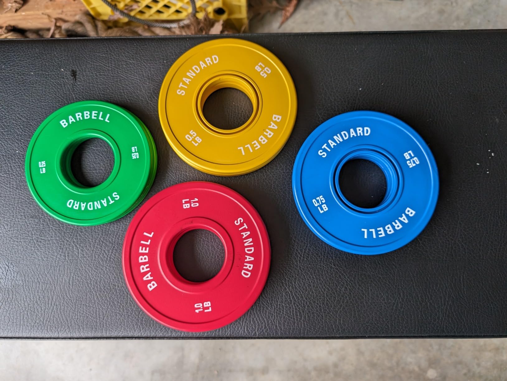 Mikolo Change Weight Plates 1.25LB 2.5LB 5LB Set Fractional Plates Set Bumper Plates for Cross Training Fit 2 Inch Barbells Strength Training Weight Plates customer photo 1
