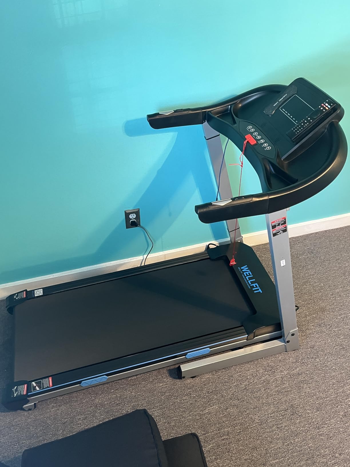 15% Auto Incline Foldable Treadmill, Heavy Duty Treadmills for Home | 400lbs Capacity, Voice Control, Bluetooth, Heart Rate Sensors, 4.0HP Motor, Folding Running & Walking Pad for Seniors, Home Gym customer photo 1