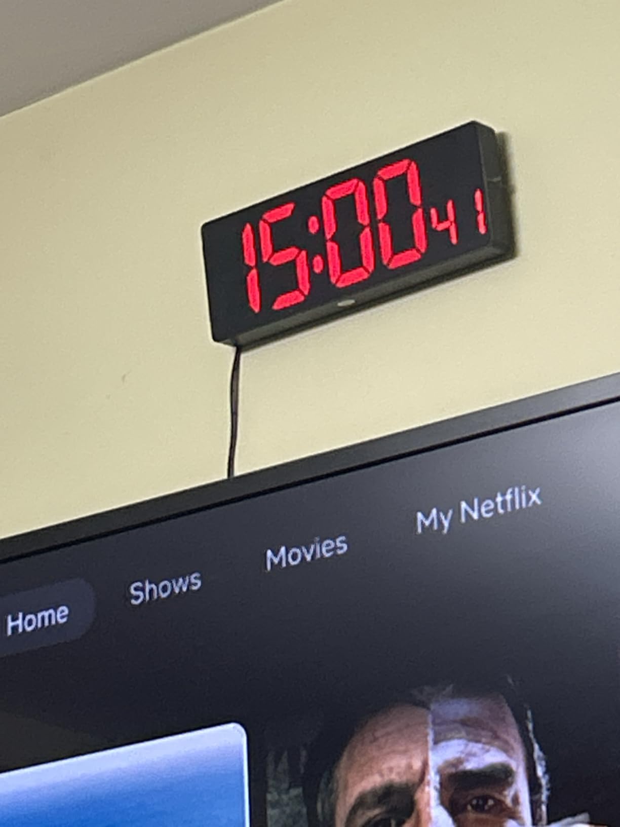 Soobest 14.2 Inch Digital Wall Clock with Bluetooth, LED Large Display | Time, Date, Temp Auto Sync, Remote Control, Gym Countdown Timer & 12 RGB Colors for Classroom, Multicolor Nightlight, Plug In customer photo 2