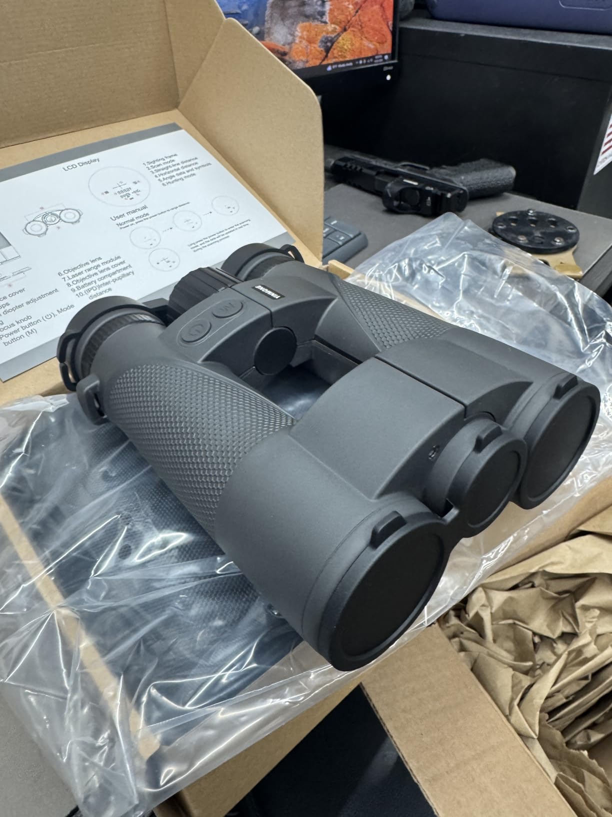 10x42 Laser Rangefinder Binoculars 2500Yds customer photo 1