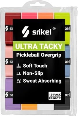 Pickleball Paddle Overgrip, Max Tacky Grip Tape, Non-Slip Handle Wrap | Soft Touch, High Sweat Absorption, Shock-Absorbing & Durable for Control & Enhanced Performance, Moisture-Wicking, Anti-Slip customer photo 2