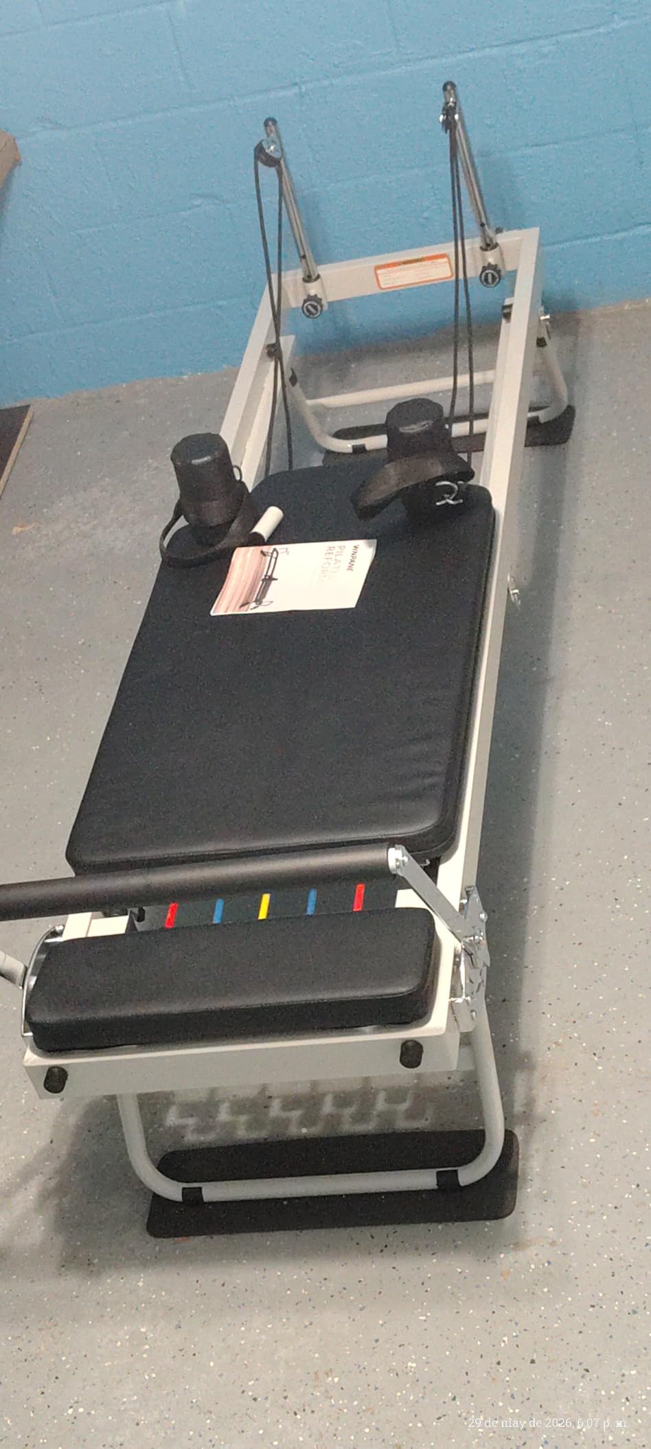 Foldable Pilates Reformer for Home Use Pilates Reformer Machine with Adjustable Resistance Bands Space-Saving Pilates Machine for Core Strength&Full Body Workout customer photo 1
